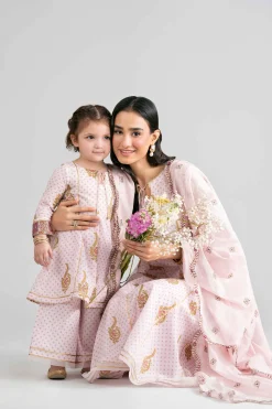 3 Piece - Printed Embroidered Suit - PMD26-44 M