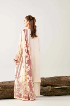 3 Piece - Printed Embroidered Suit - 42502746