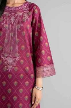 3 Piece - Printed Embroidered Suit - PMD26-41 M