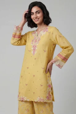 2 Piece - Printed Embroidered Suit - 42601669