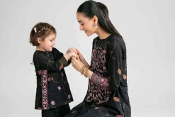 2 Piece - Printed Embroidered Suit - PMD26-03 M
