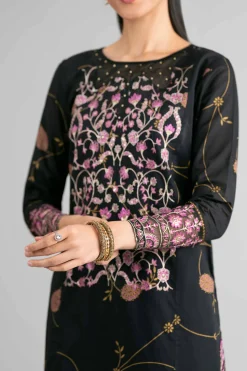 2 Piece - Printed Embroidered Suit - PMD26-03 M