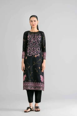 2 Piece - Printed Embroidered Suit - PMD26-03 M
