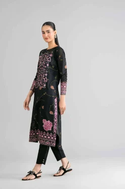 2 Piece - Printed Embroidered Suit - PMD26-03 M