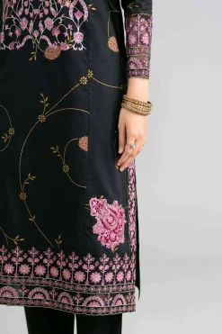 2 Piece - Printed Embroidered Suit - PMD26-03 M