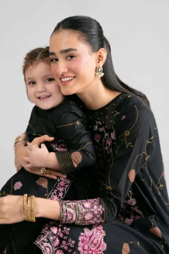 2 Piece - Printed Embroidered Suit - PMD26-03 M