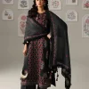 3 Piece - Printed Embroidered Suit - 42601816