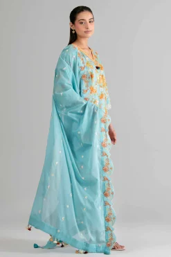 3 Piece - Printed Embroidered Suit - 42601719