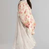 3 Piece - Printed Embroidered Suit - 42601722