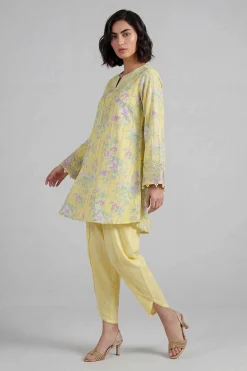 2 Piece - Printed Embroidered Suit - 42601656
