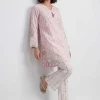 2 Piece - Printed Embroidered Suit - 42601673