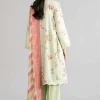 3 Piece - Printed Embroidered Suit - 42601856