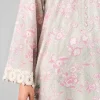 3 Piece - Printed Embroidered Suit - 42601780