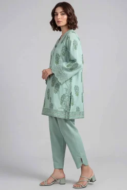 2 Piece - Printed Embroidered Suit - 42601660