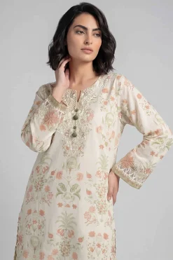 2 Piece - Printed Embroidered Suit - 42601654