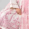 3 Piece - Printed Embroidered Suit - 42601792