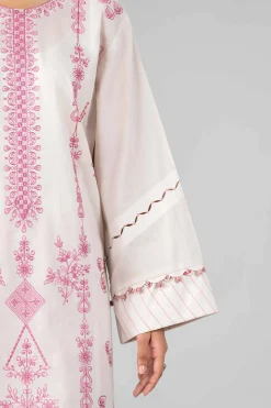 3 Piece - Printed Embroidered Suit - 42601792