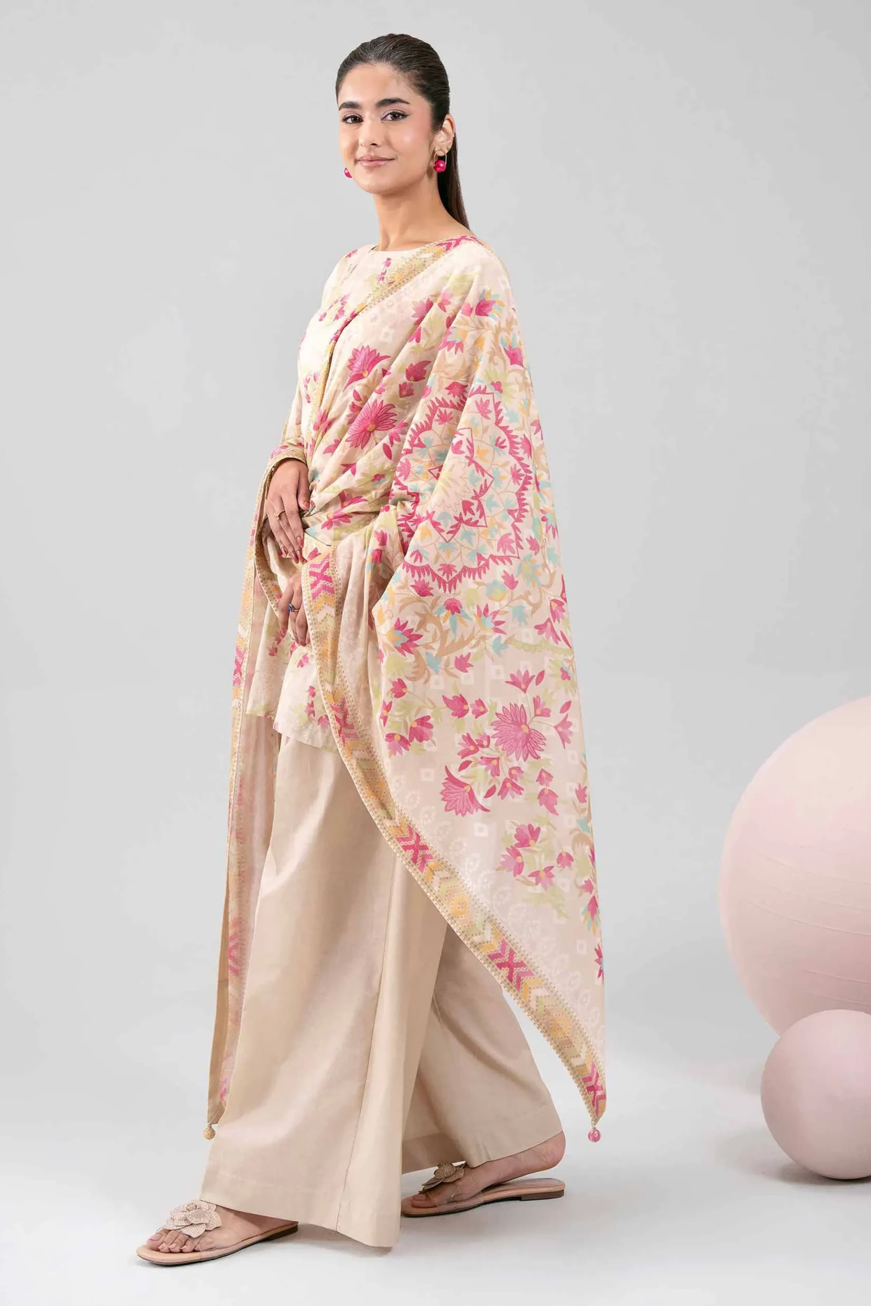 3 Piece - Printed Loose Fabric - 42602387