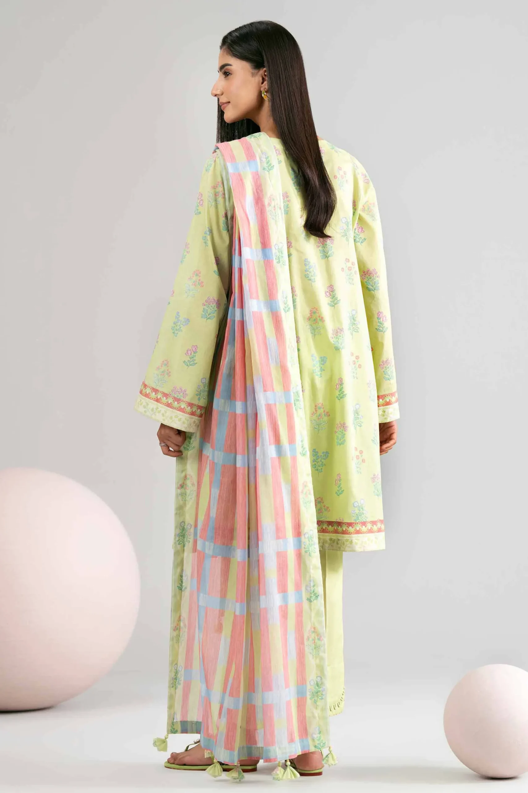 3 Piece - Printed Loose Fabric - 42602424