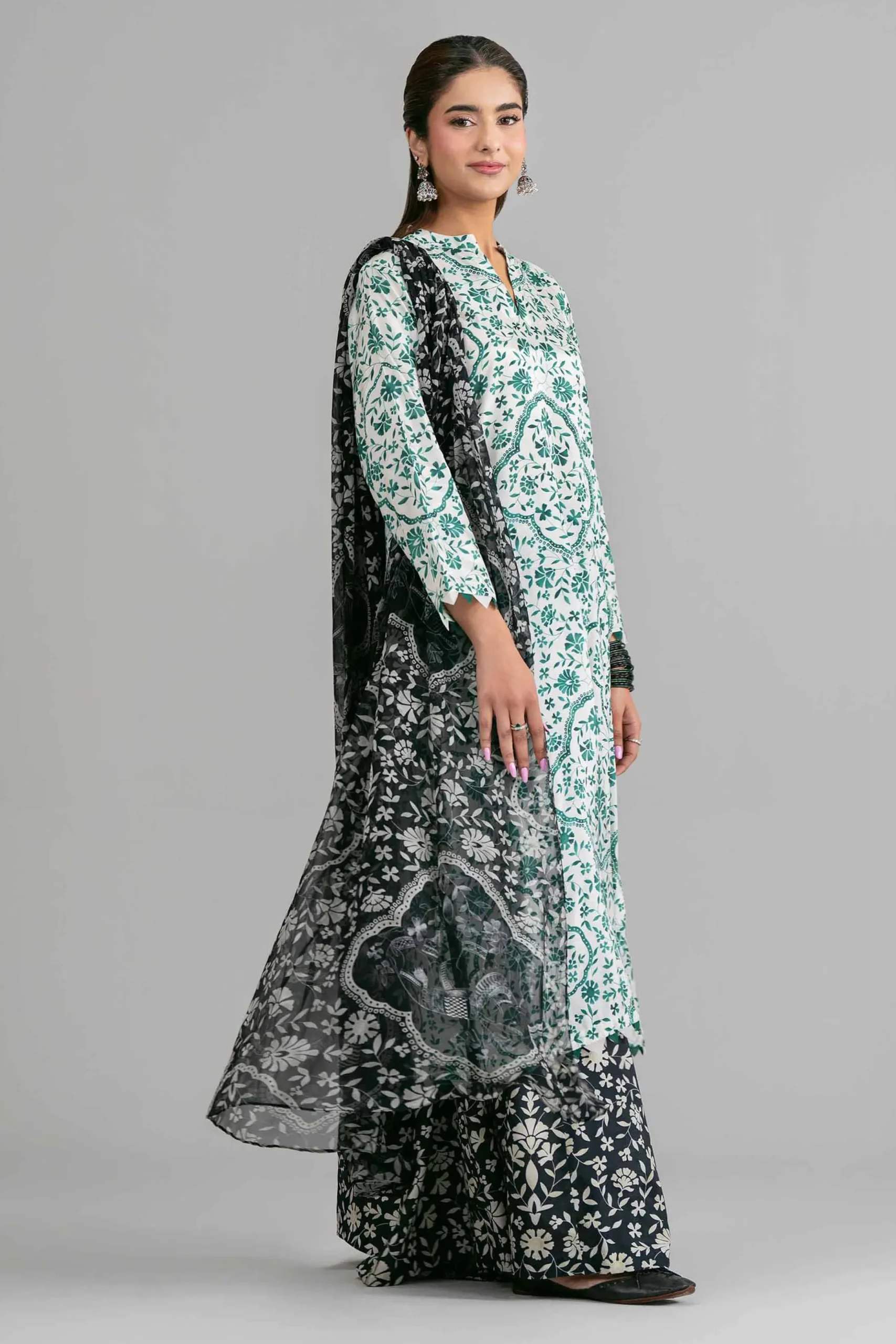 3 Piece - Printed Loose Fabric - 42619938