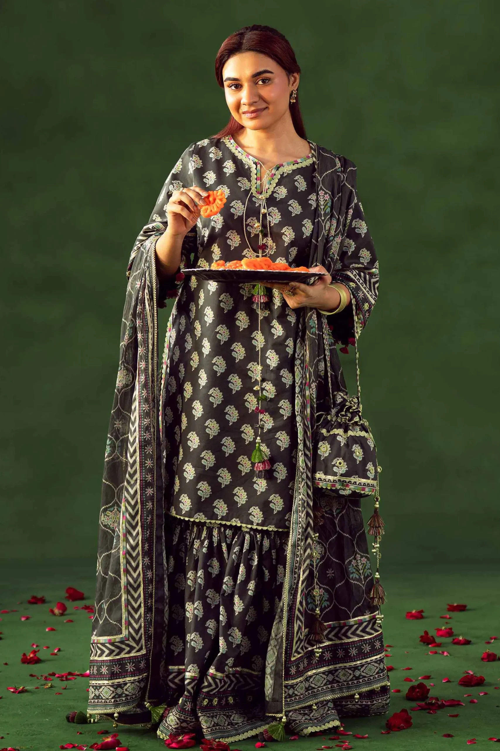 3 Piece - Printed Loose Fabric - 42602535