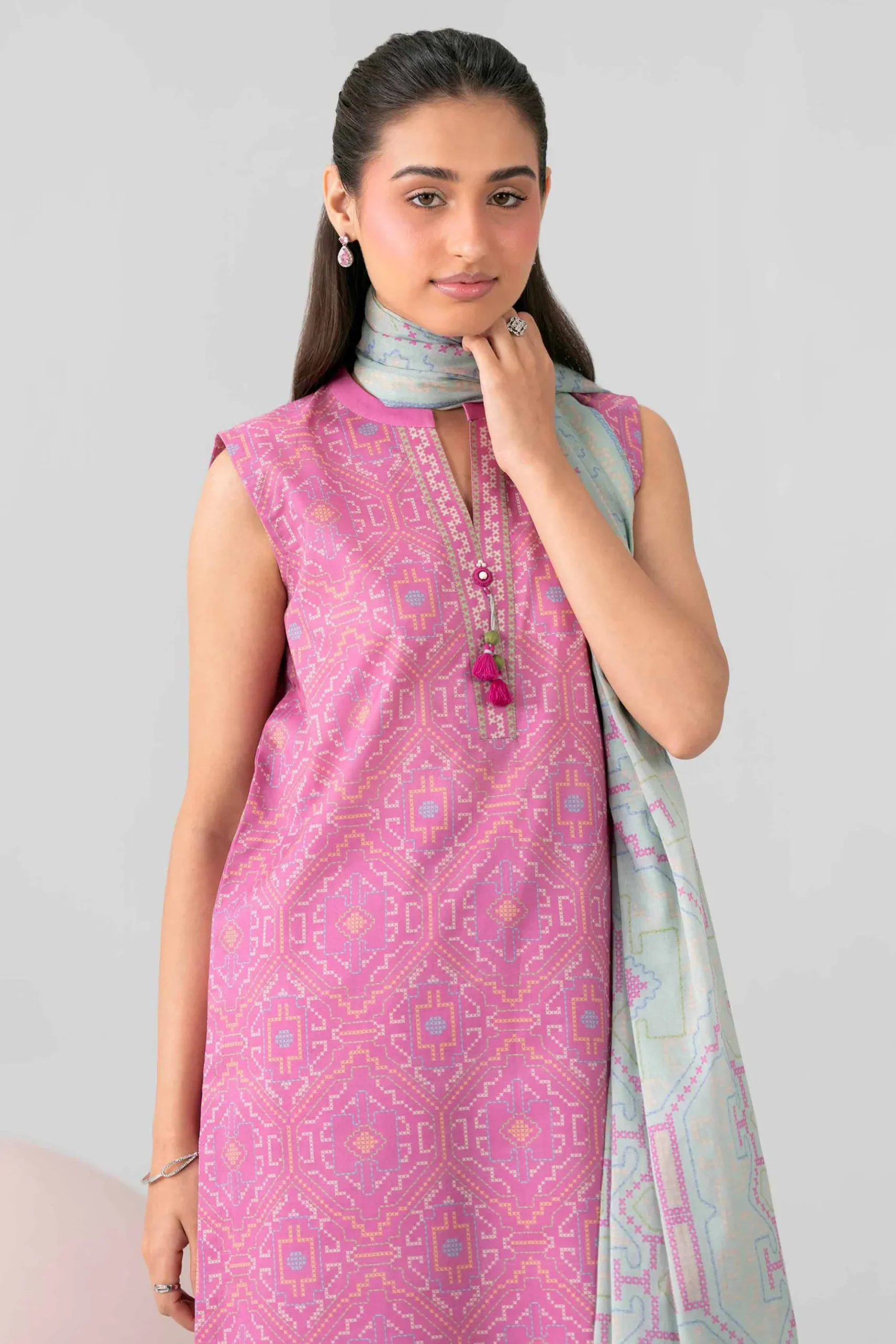 3 Piece - Printed Loose Fabric - 42602561