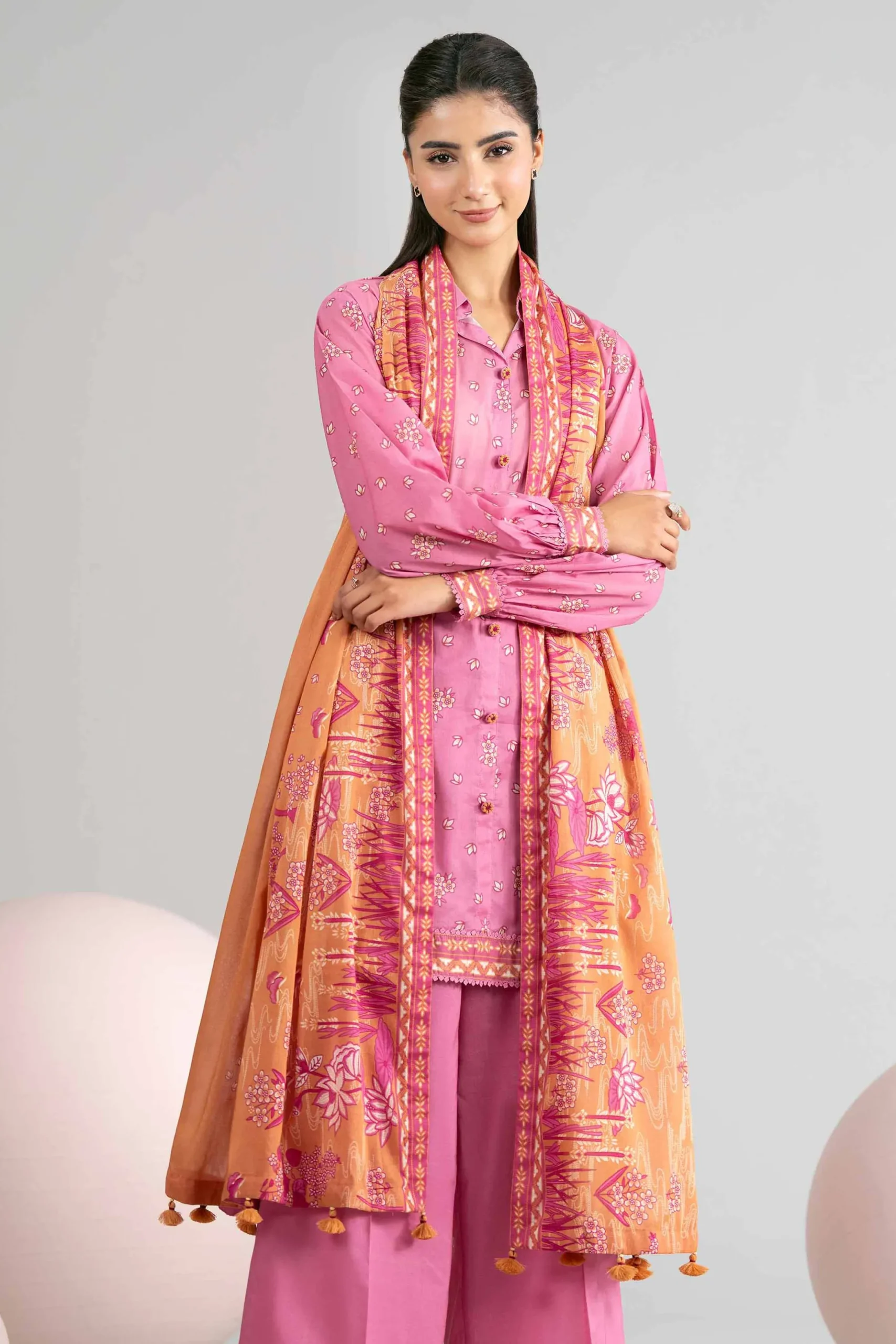 3 Piece - Printed Loose Fabric - 42602430