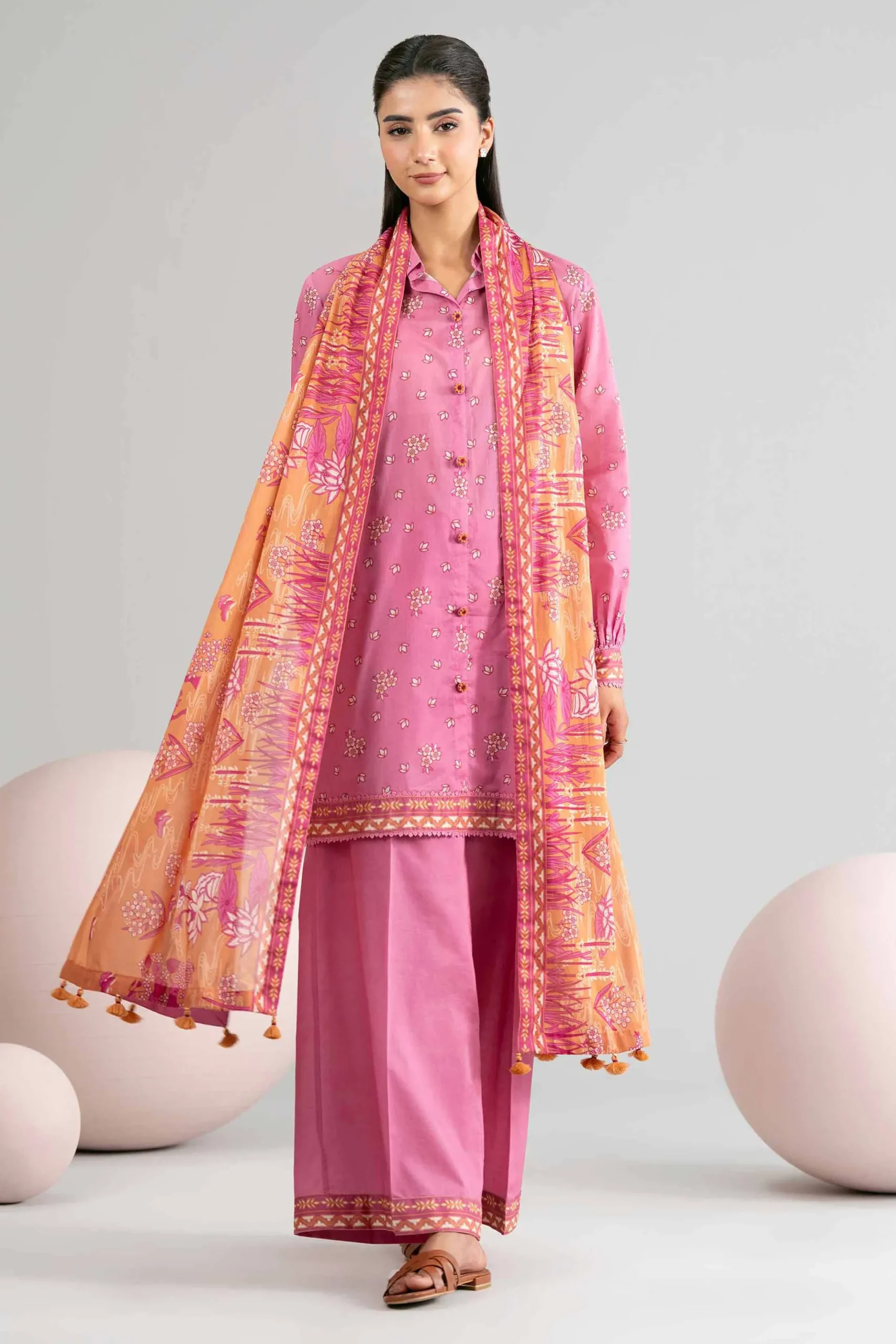 3 Piece - Printed Loose Fabric - 42602430