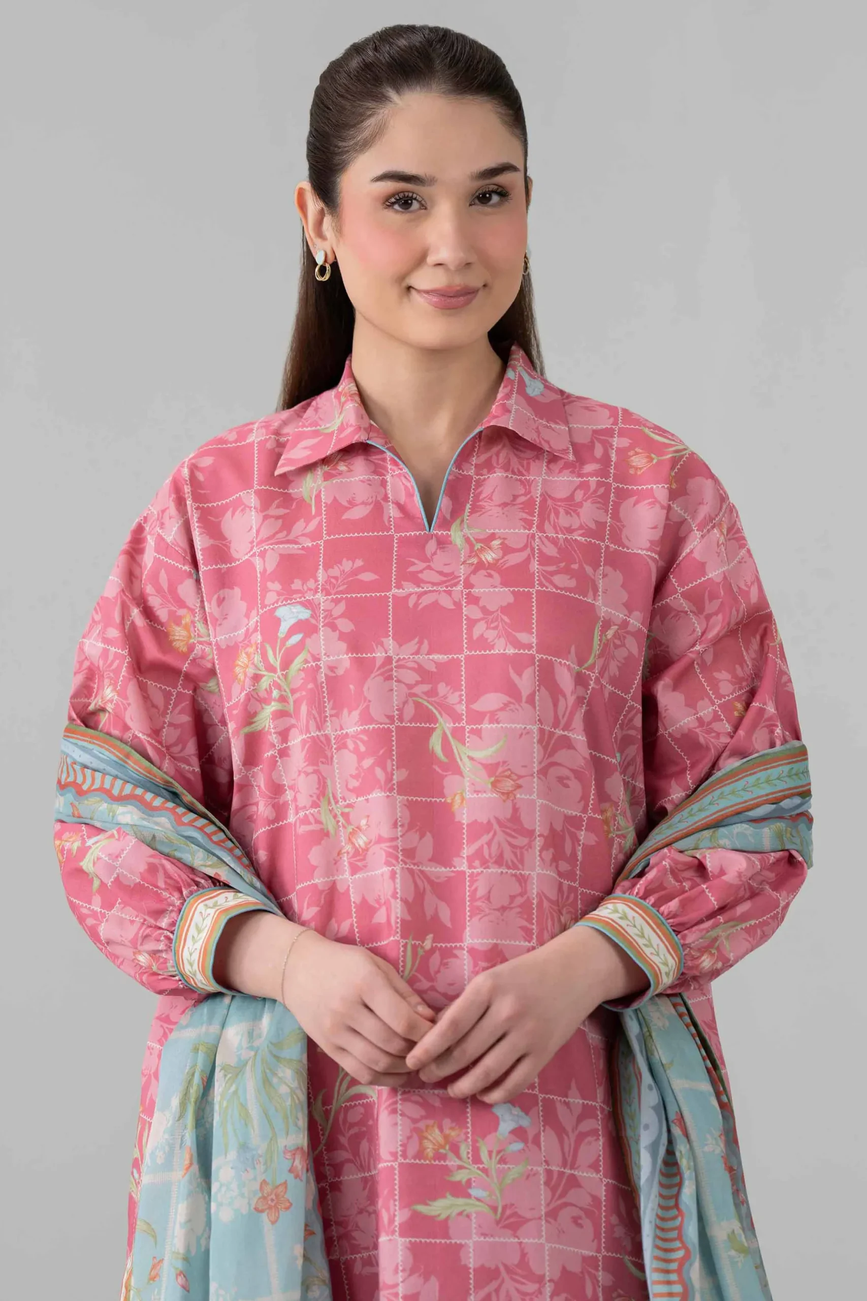 3 Piece - Printed Loose Fabric - 42602567