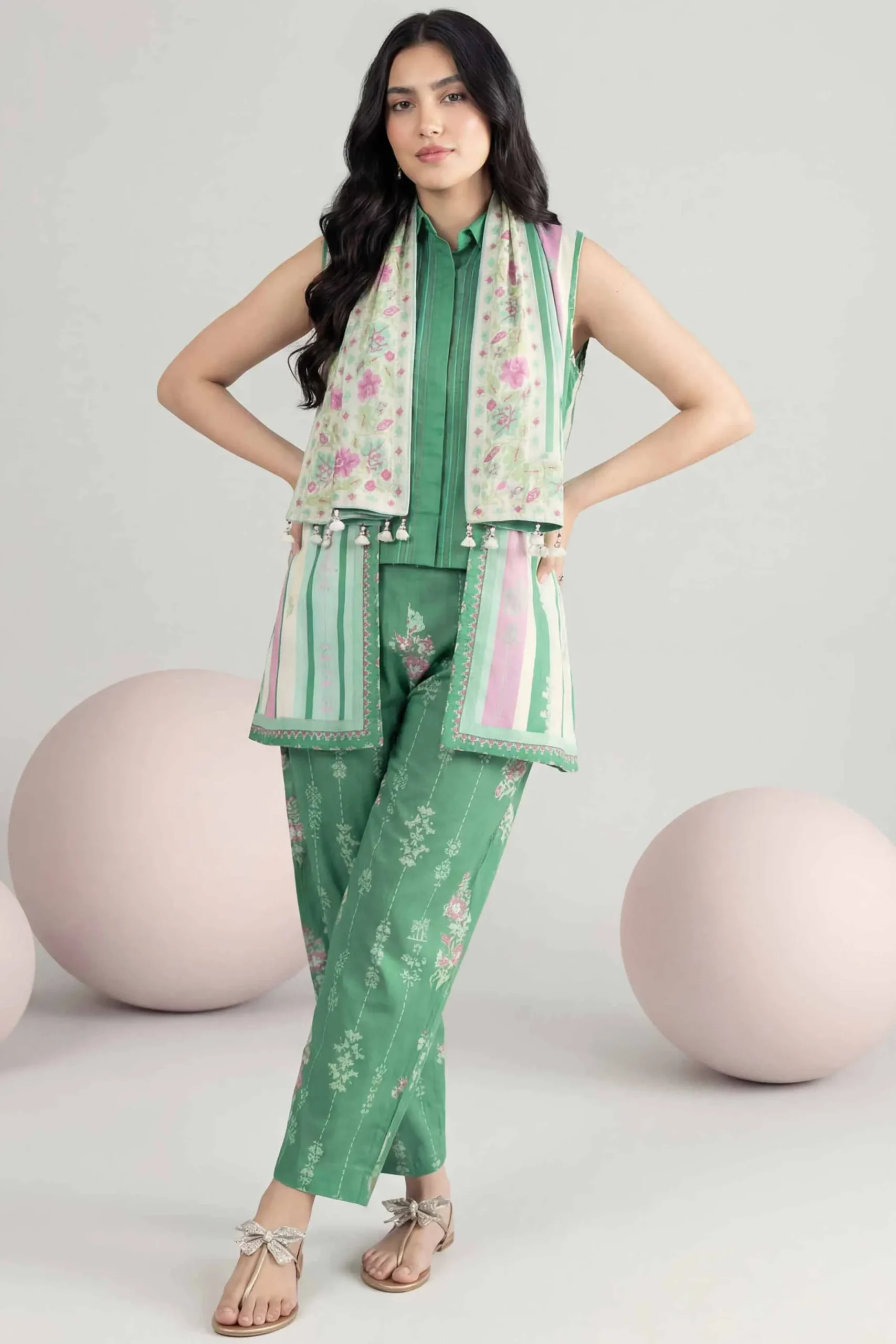 3 Piece - Printed Loose Fabric - 42602548