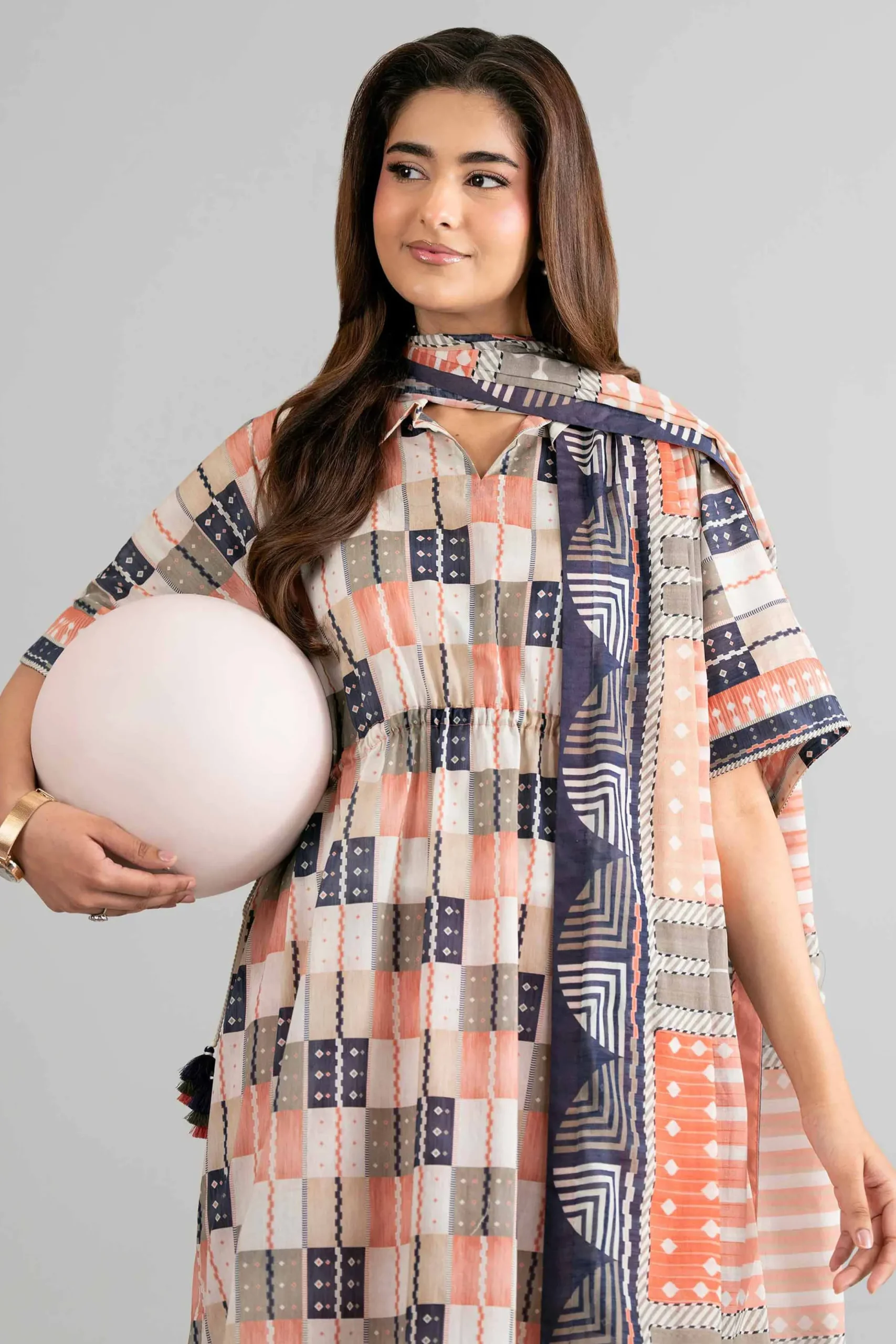 3 Piece - Printed Loose Fabric - 42602523