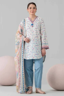 3 Piece - Printed Loose Fabric - 42602564