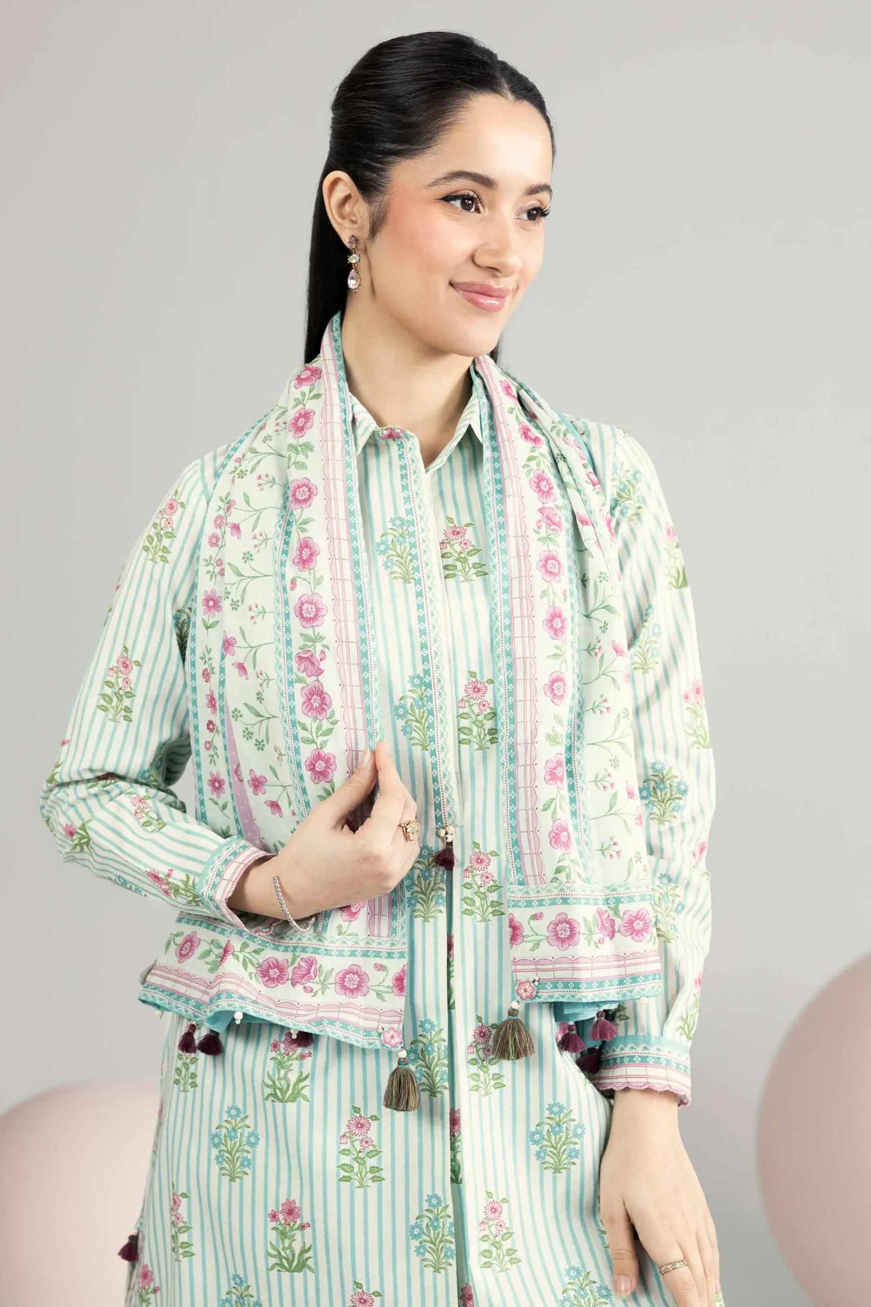 3 Piece - Printed Loose Fabric - 42602526