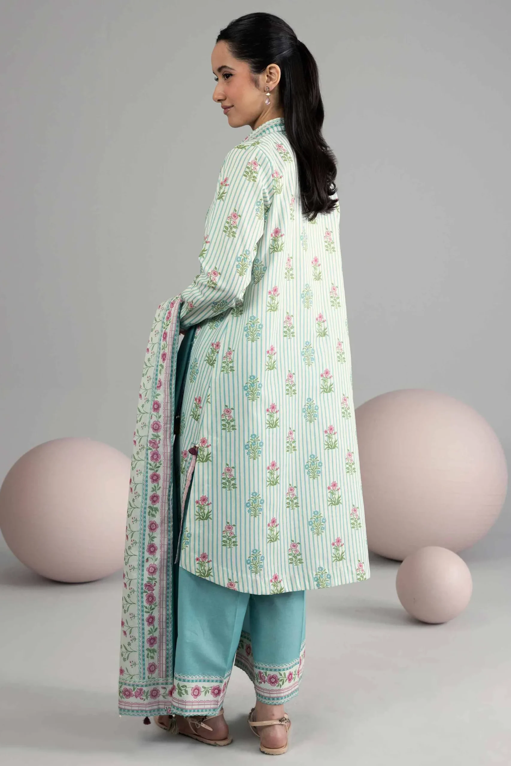 3 Piece - Printed Loose Fabric - 42602526