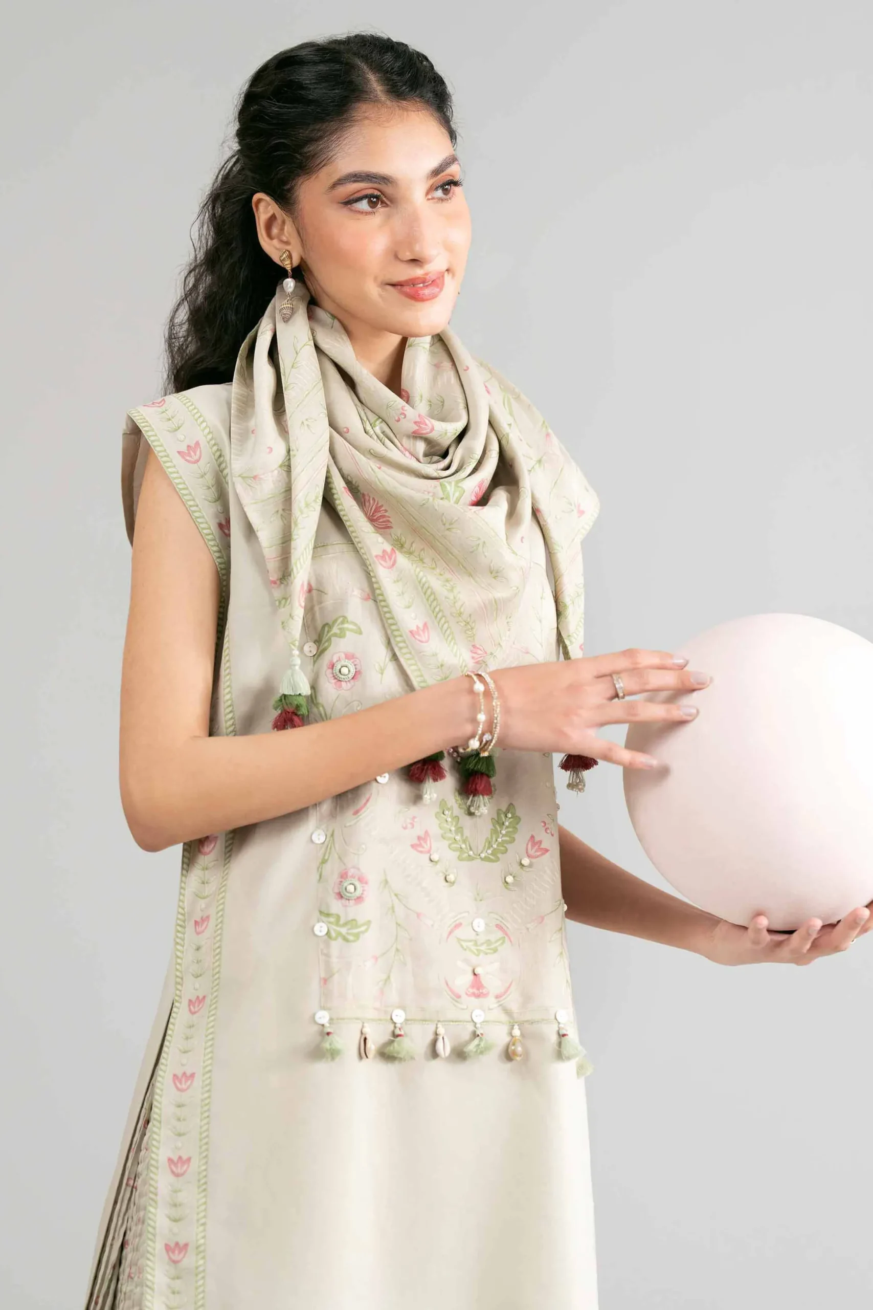 3 Piece - Printed Loose Fabric - 42602434