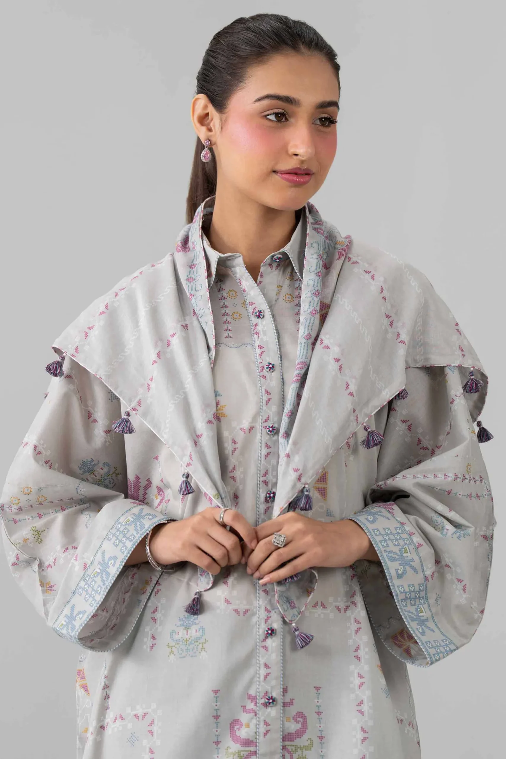 3 Piece - Printed Loose Fabric - 42602545