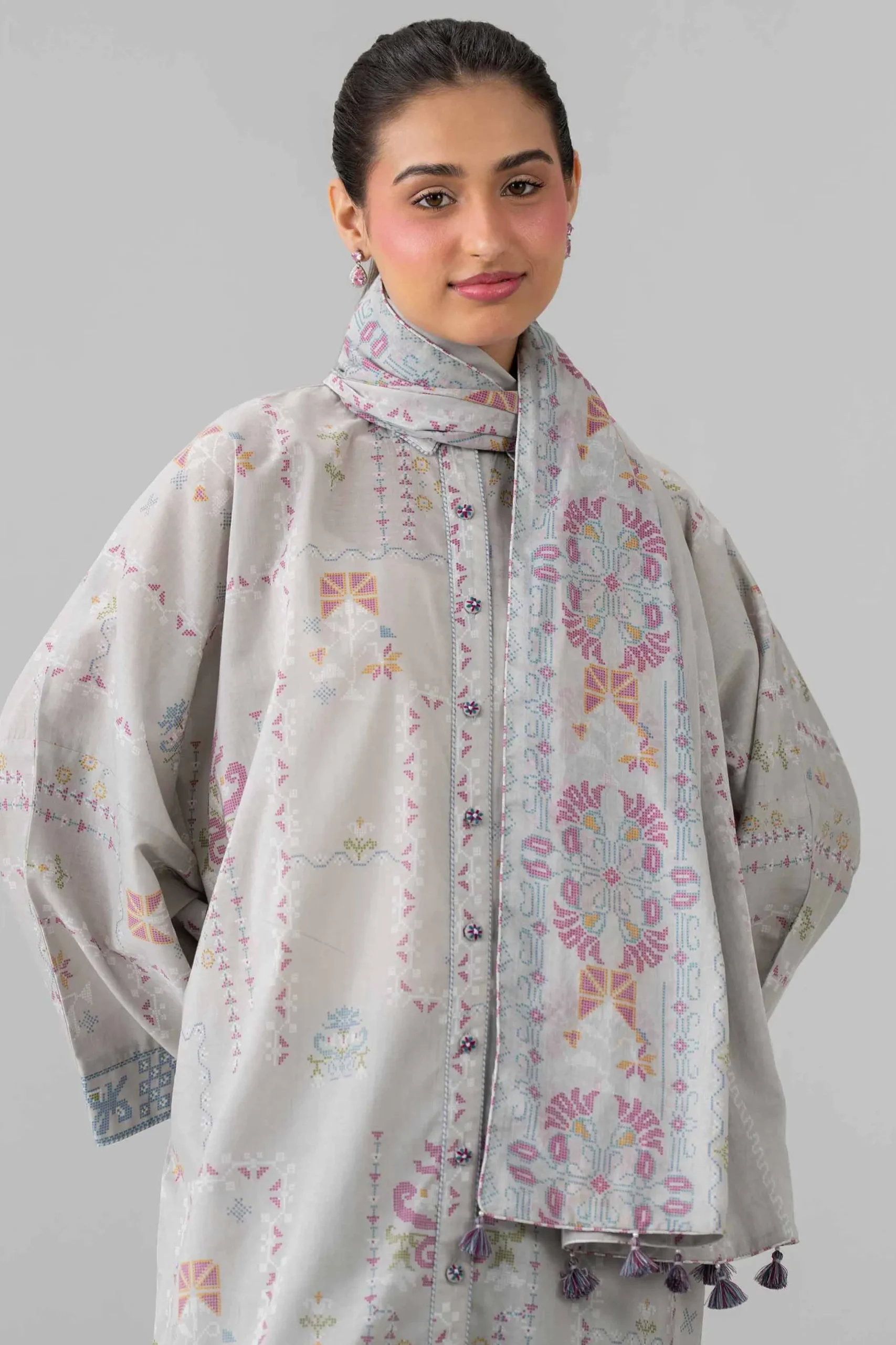 3 Piece - Printed Loose Fabric - 42602545