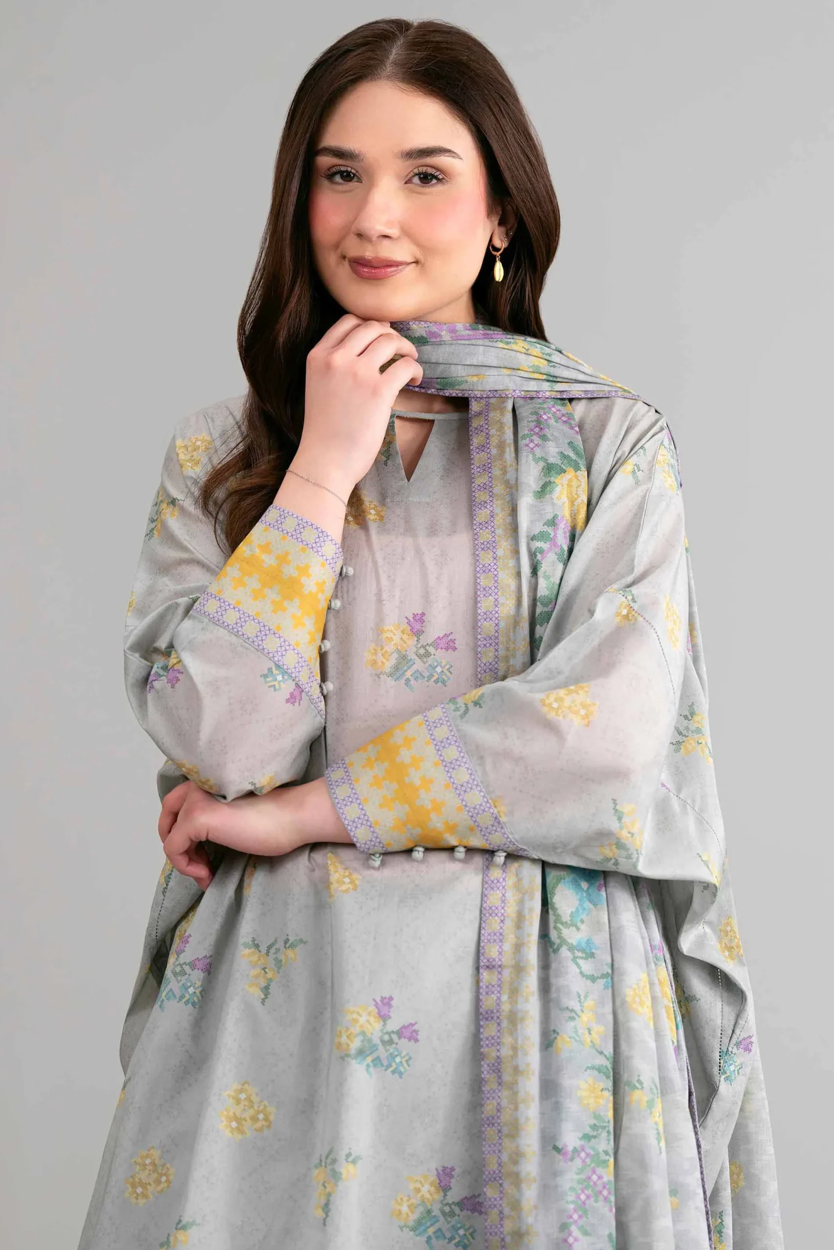 3 Piece - Printed Loose Fabric - 42602443