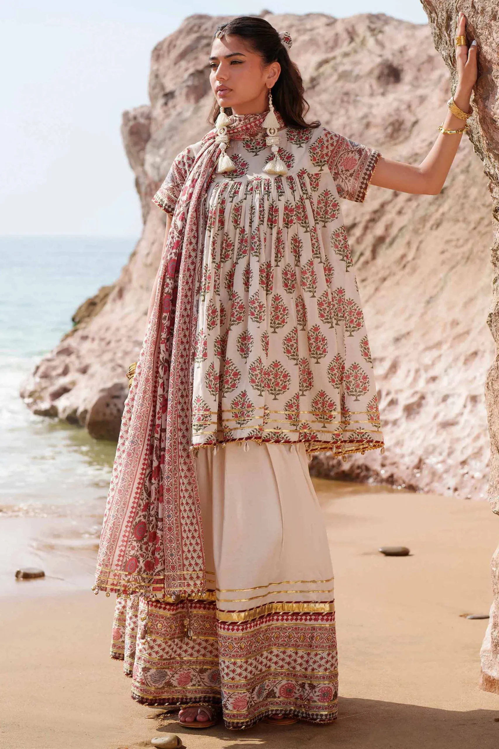 3 Piece - Printed Loose Fabric - 42602378