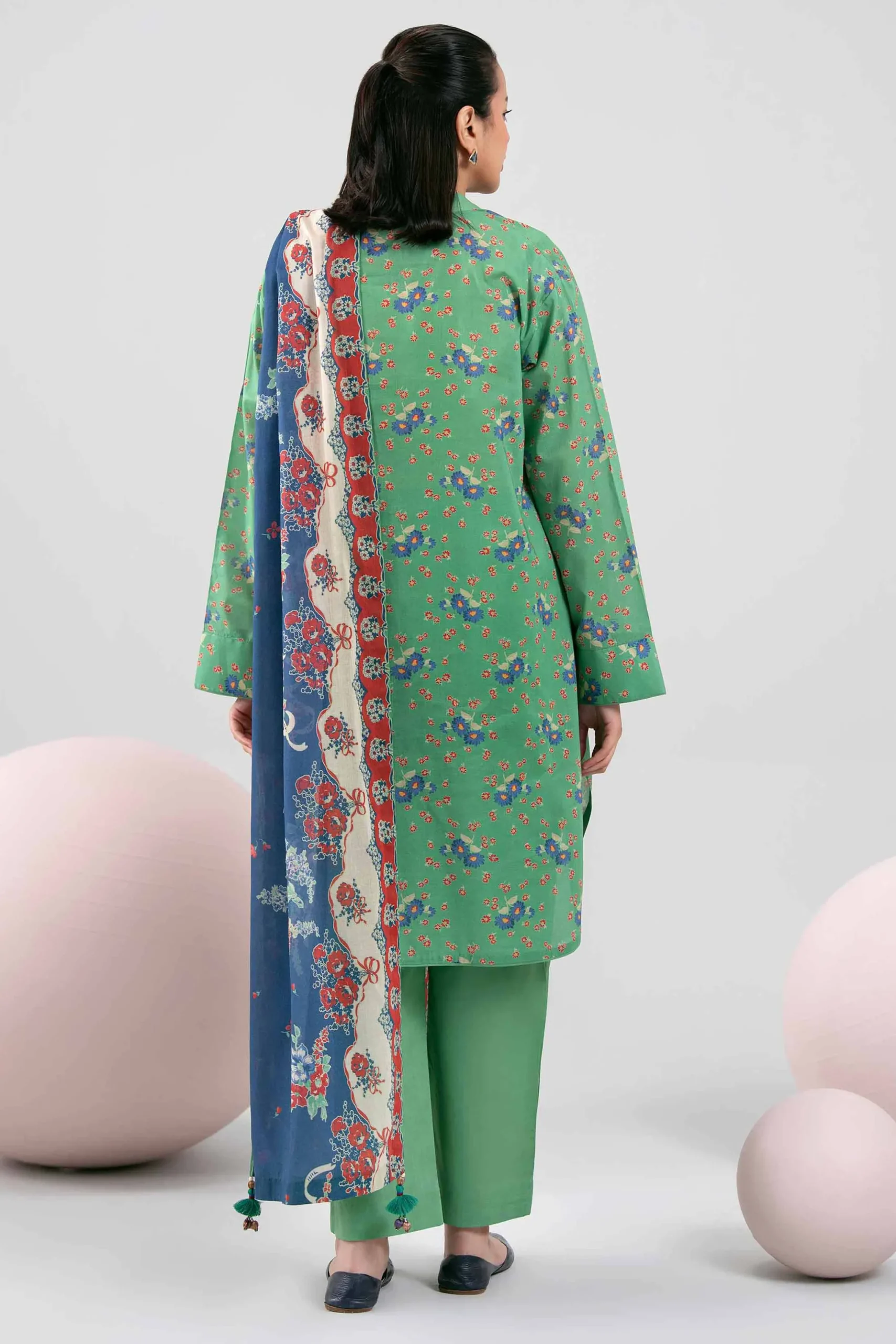 3 Piece - Printed Loose Fabric - 42602334