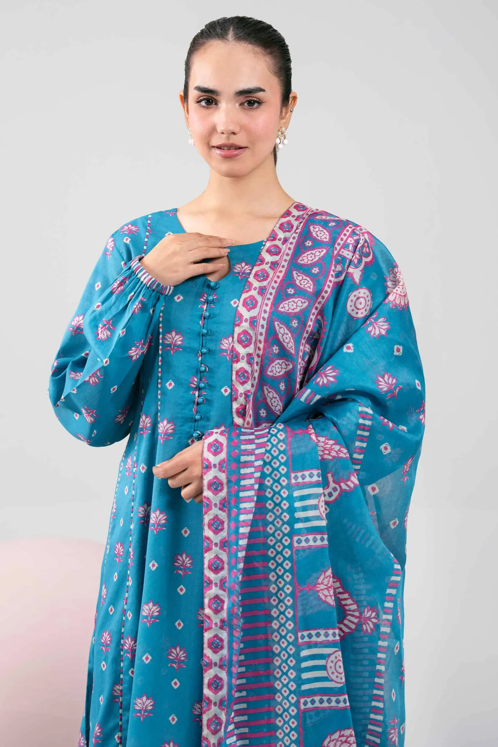 3 Piece - Printed Loose Fabric - 42602364