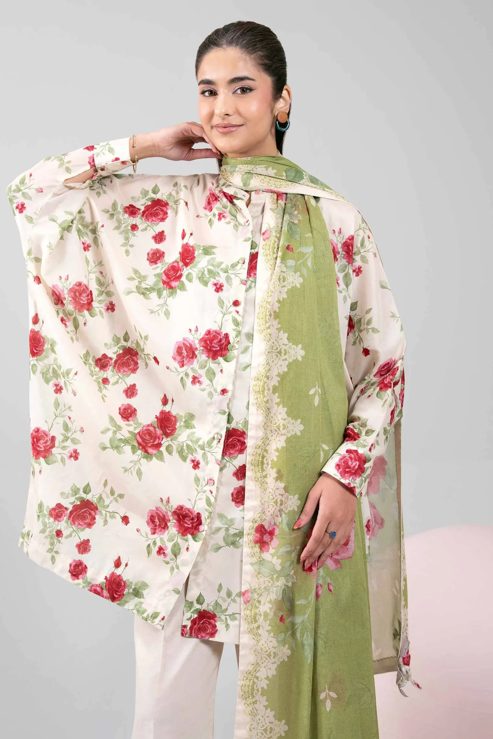 3 Piece - Printed Loose Fabric - 42602337