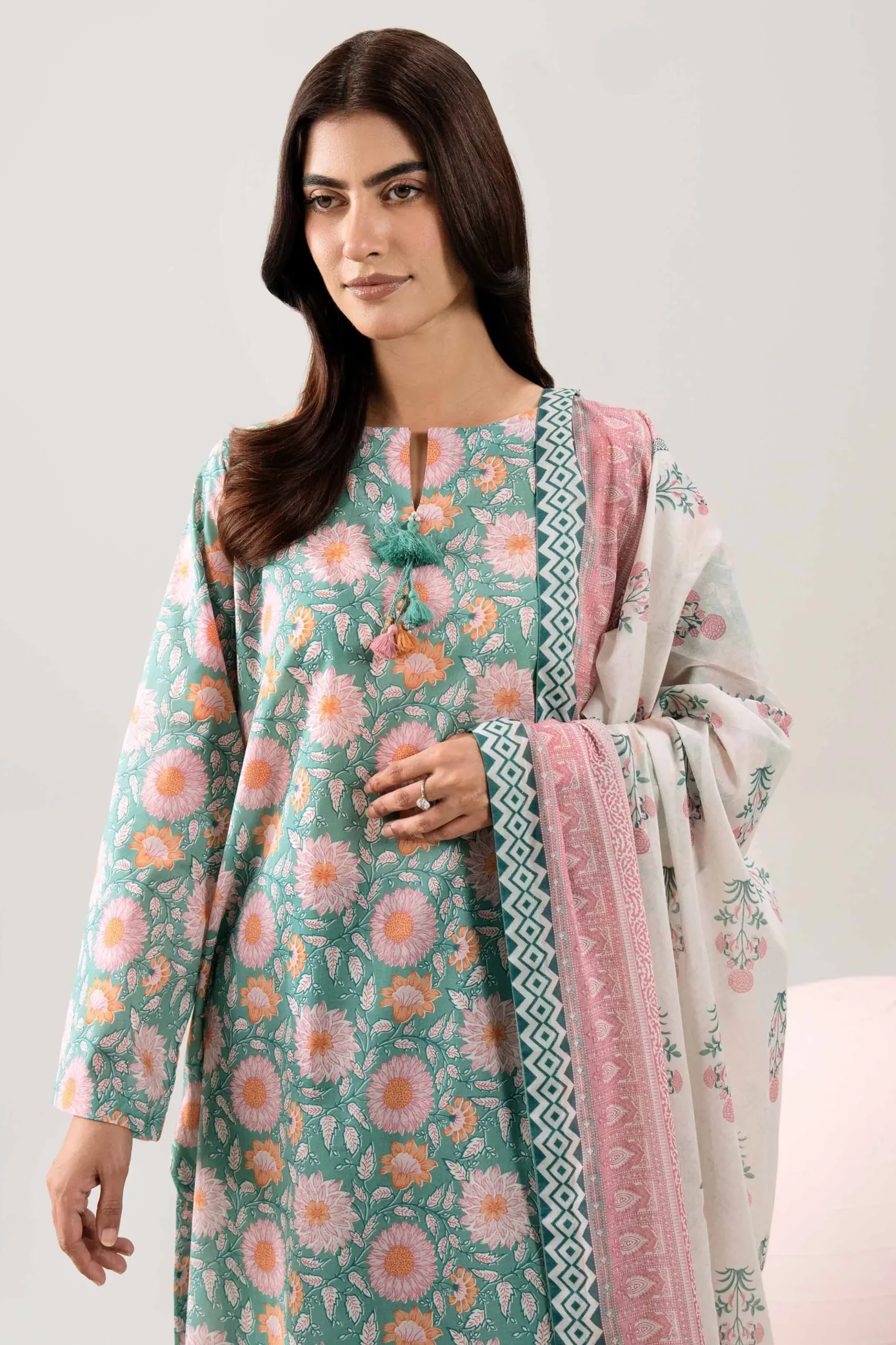 3 Piece - Printed Loose Fabric - 42602348
