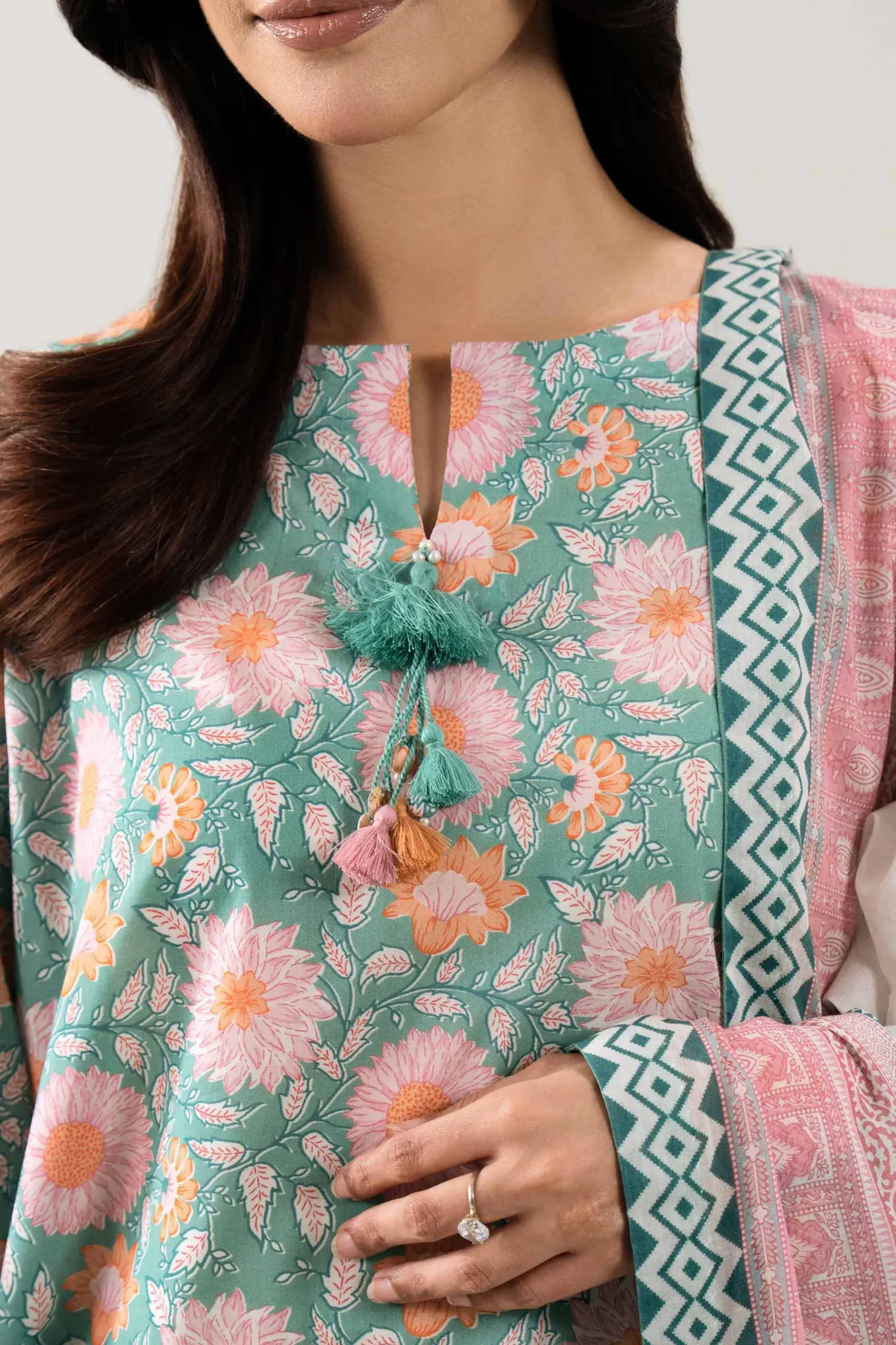 3 Piece - Printed Loose Fabric - 42602348