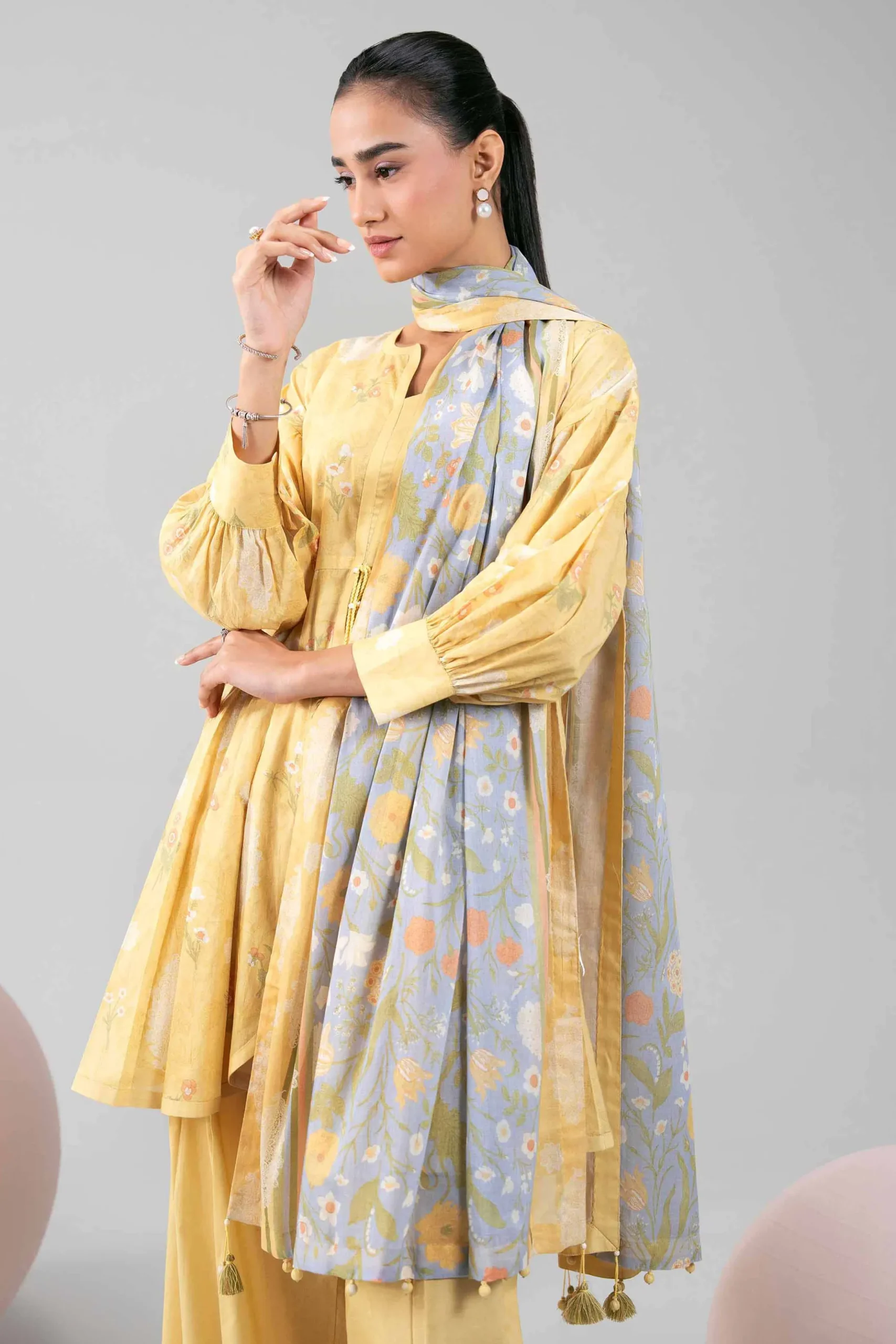 3 Piece - Printed Loose Fabric - 42602371