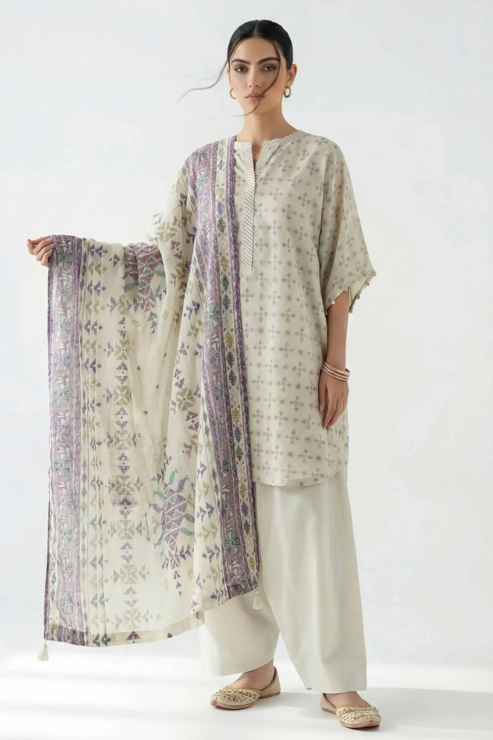 3 Piece - Printed Loose Fabric - 42602347