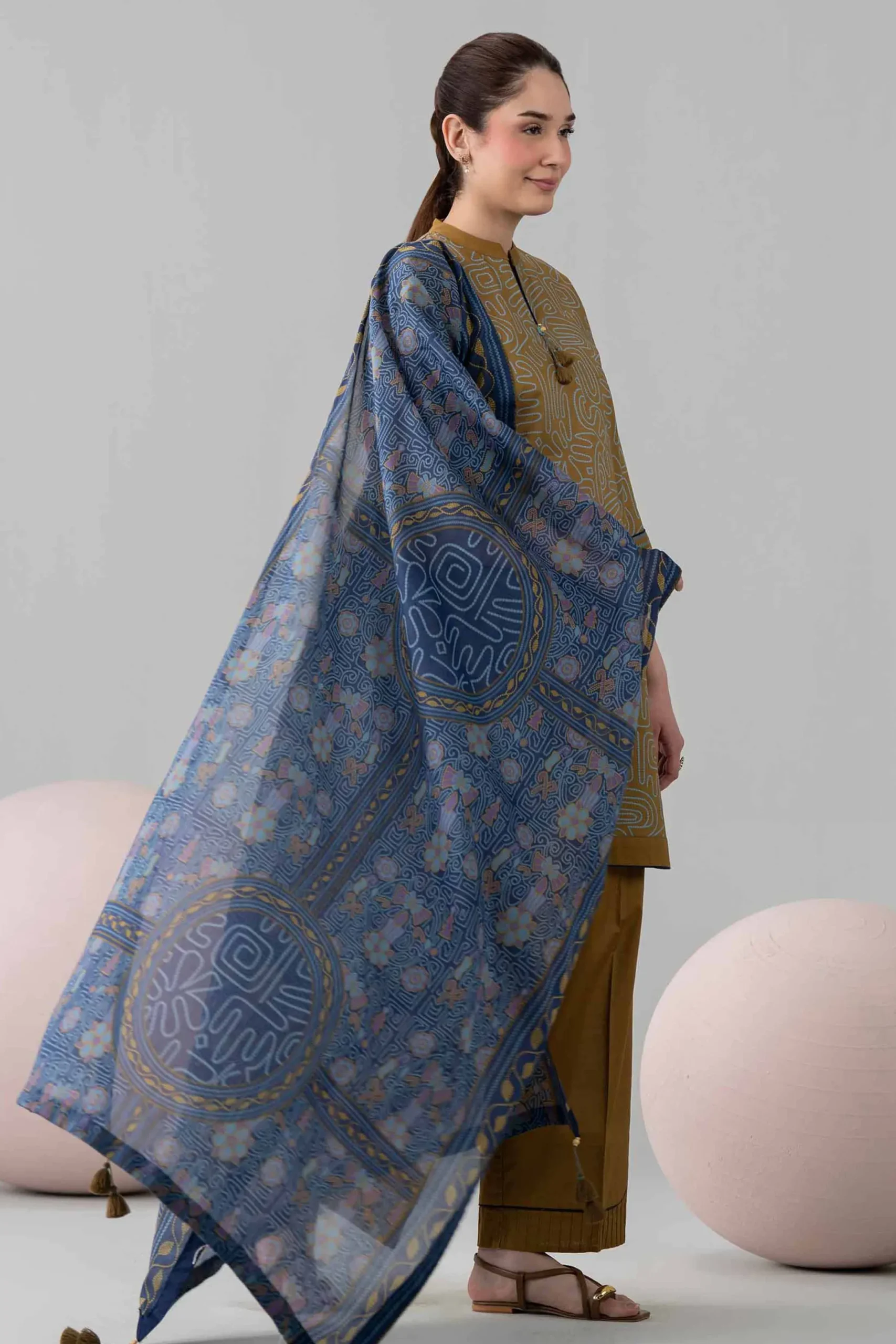 3 Piece - Printed Loose Fabric - 42602563