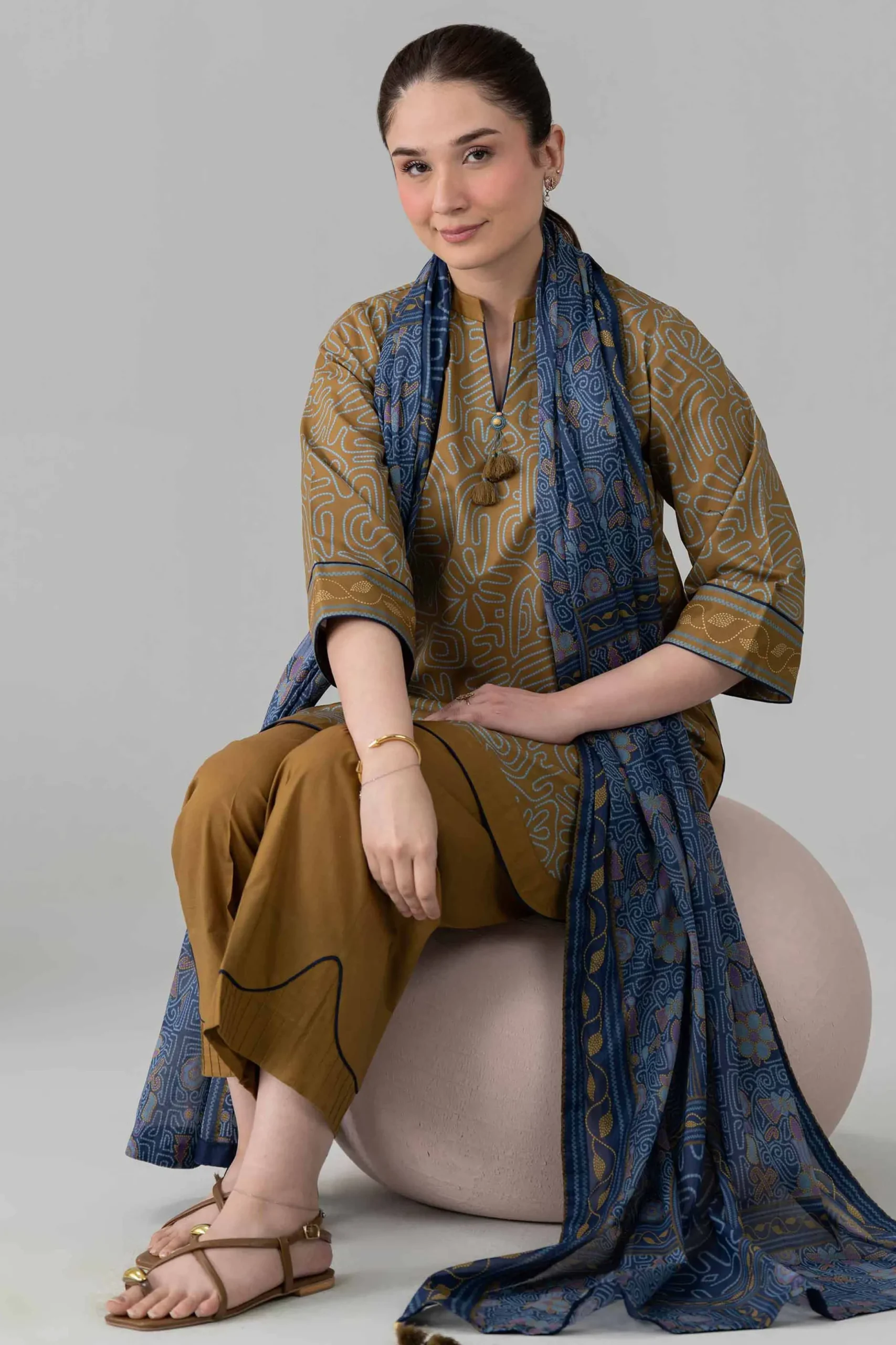 3 Piece - Printed Loose Fabric - 42602563