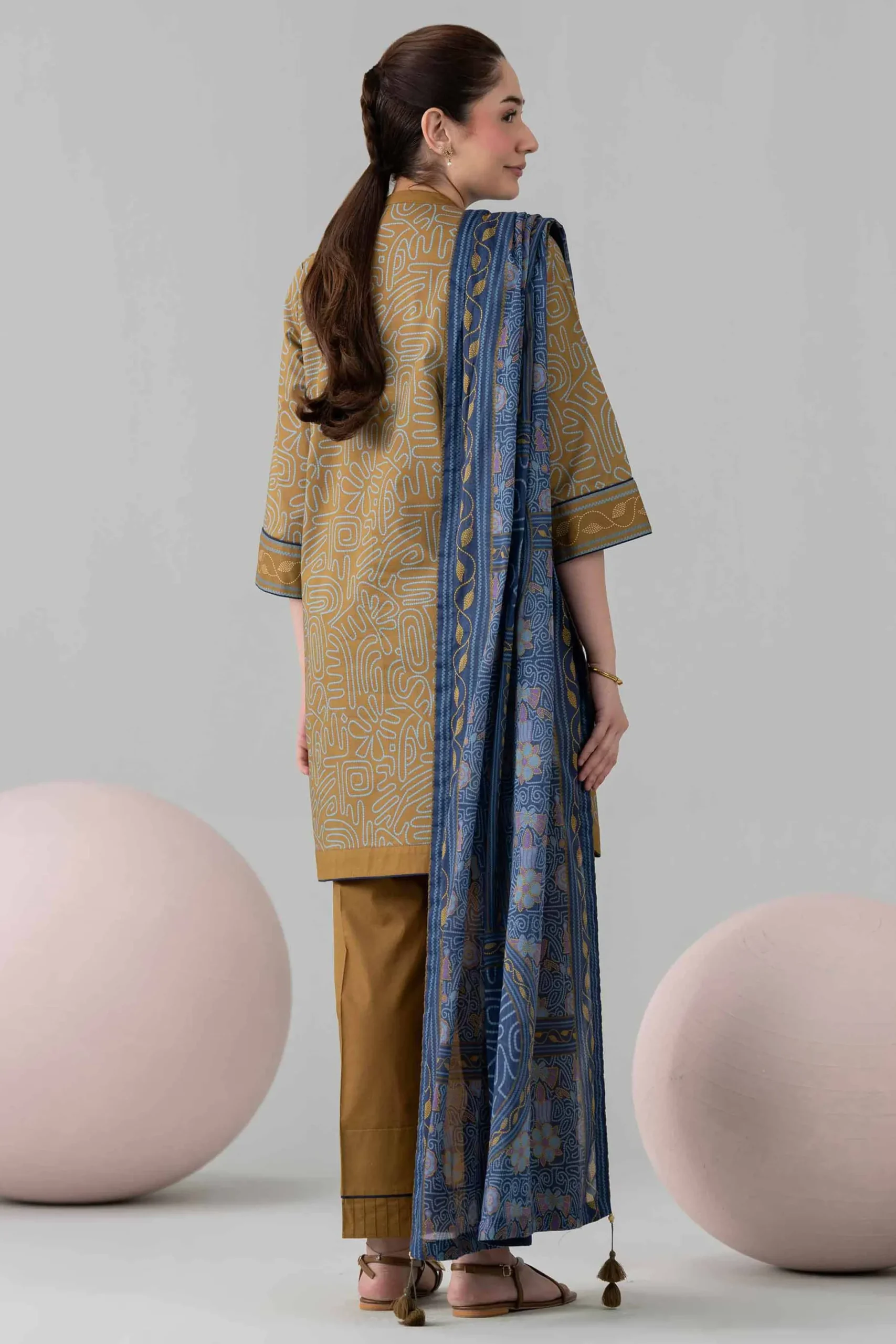 3 Piece - Printed Loose Fabric - 42602563