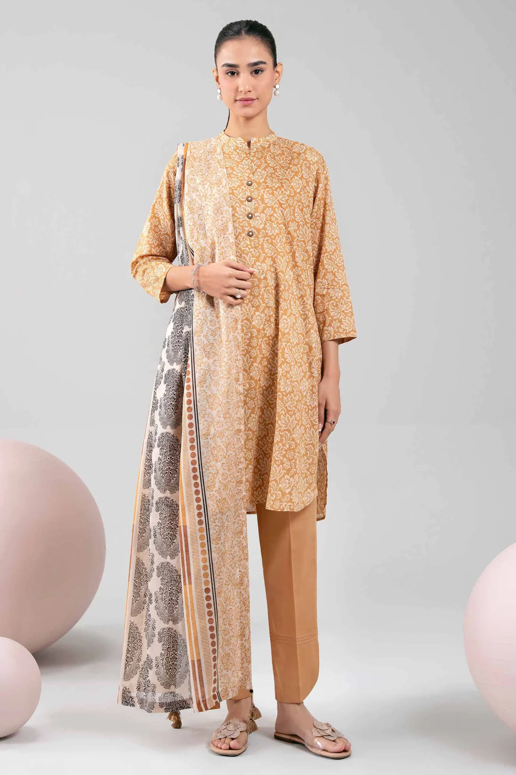 3 Piece - Printed Loose Fabric - 42602362